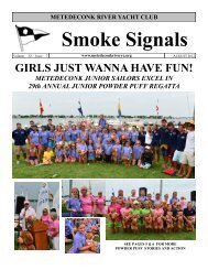 Smoke Signals - Metedeconk River Yacht Club