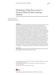 Production of Fig (Ficus carica L.) Nursery Plants by Stem Layering ...