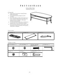 Chloe Coffee Table - Pottery Barn