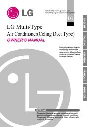 LG Multi-Type Air Conditioner(Celing Duct Type)