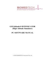 PC SOFTWARE MANUAL - Biolaster