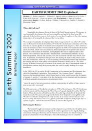 About Earth Summit 2002