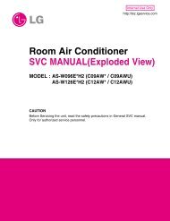 Room Air Conditioner SVC MANUAL(Exploded ... - Klima Lux 99 Kft.