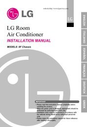 INSTALLATION MANUAL LG