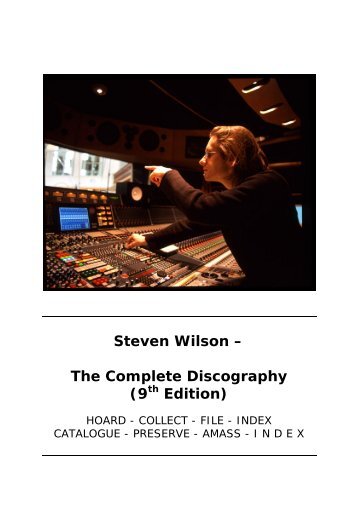 Steven Wilson - The Complete Discography - Voyage PT