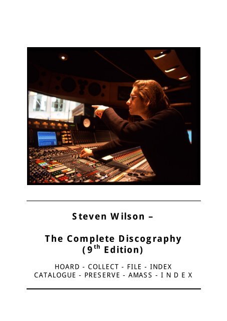 Steven Wilson - The Complete Discography - Voyage PT