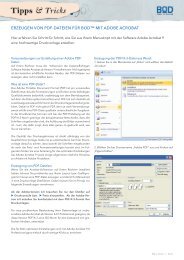 Das Erzeugen von PDF-Dateien mit Acrobat 9 - BoD