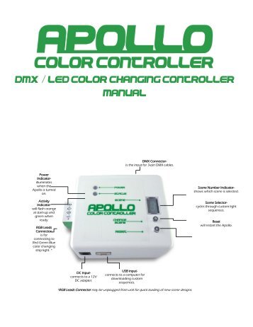 DMX LED Color-Changing Controller Manual - Elemental LED Lights