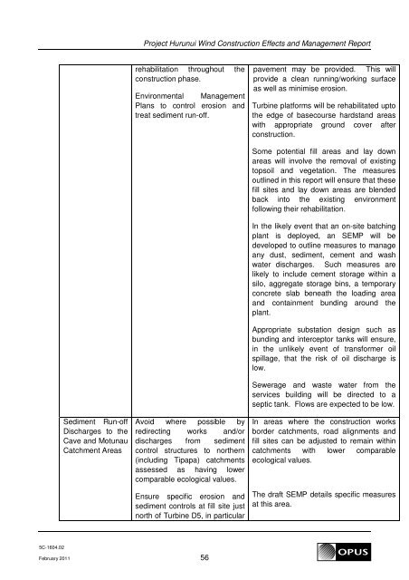 Project Hurunui Wind Construction and Project Overview