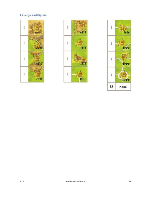 Carcassonne - DetalizÄ“tie Noteikumi