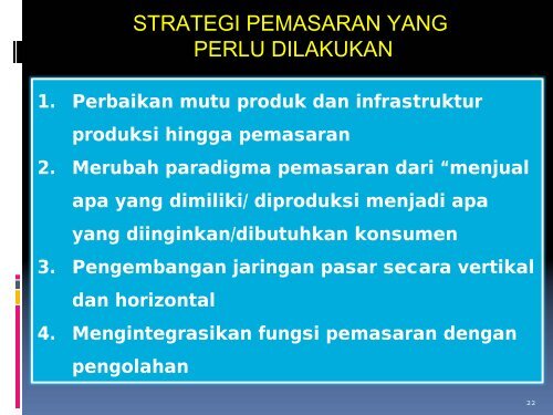 Perkembangan Trend Pemasaran Sayuran di Indonesia