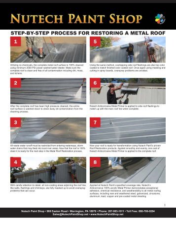 step-by-step process for restoring a metal roof - iMetal.net