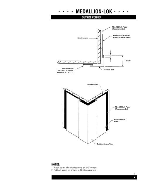 Medallion-Lok Installation Manual - McElroy Metal