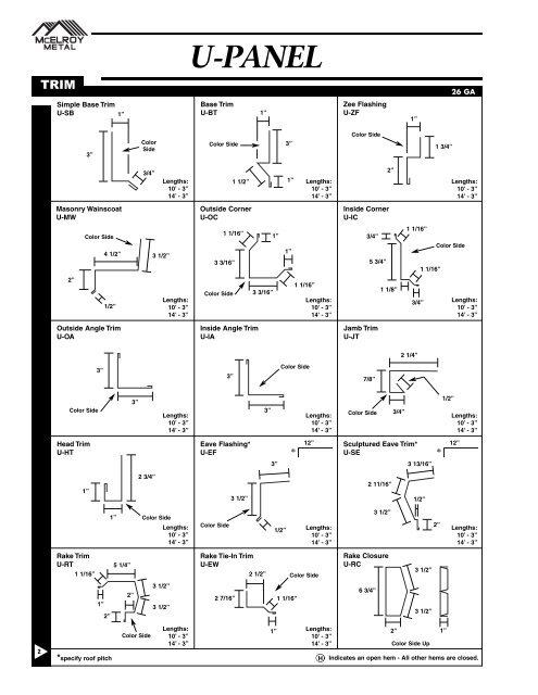 U-Panel Product Information - McElroy Metal