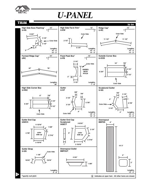 U-Panel Product Information - McElroy Metal