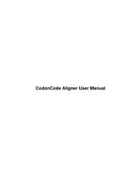 CodonCode Aligner User Manual