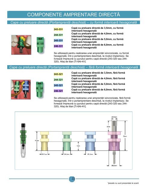 Catalog si Manual Tehnic - BioHorizons