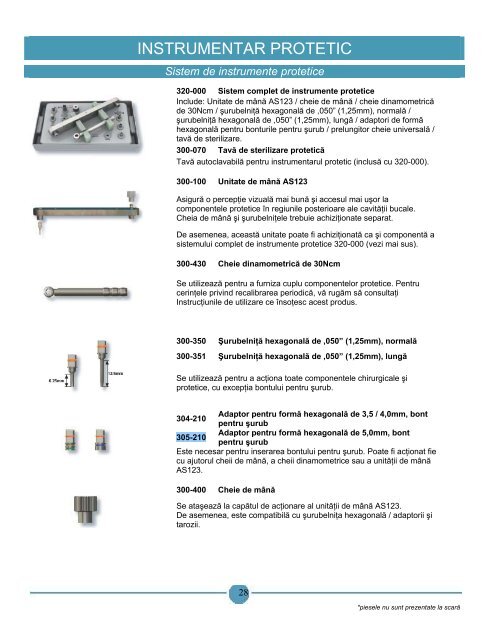 Catalog si Manual Tehnic - BioHorizons