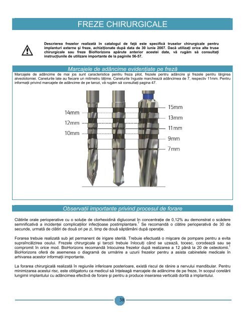 Catalog si Manual Tehnic - BioHorizons