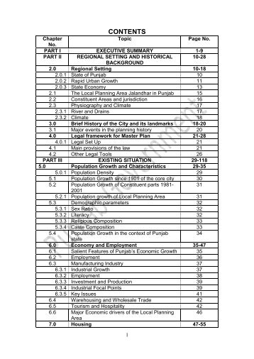 Report - Punjab Urban Planning and Development Authority