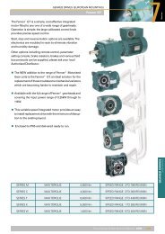 Fenner GT Gearbox Range - Fenner® Power Transmission