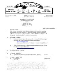 1a 01-20-12 Strg Agenda - Sonoma County SELPA