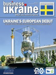 UKRAINE'S EUROPEAN DEBUT - American Chamber of Commerce