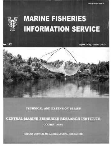 marine fisheries information service - Eprints@CMFRI - Central ...