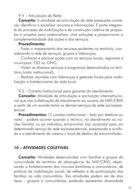 Metodologia de Trabalho com FamÃ­lias e Comunidades nos ...