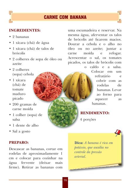 Cartilha Dicas e Receitas.indd - Prefeitura Municipal de Belo ...