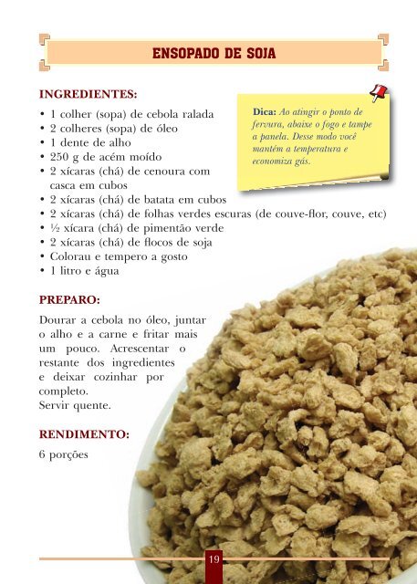 Cartilha Dicas e Receitas.indd - Prefeitura Municipal de Belo ...