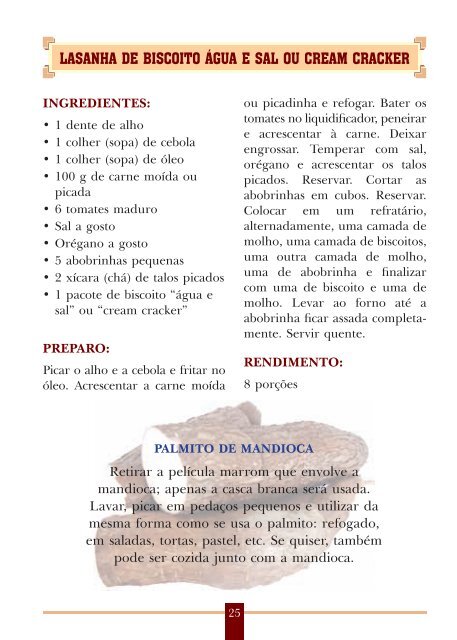 Cartilha Dicas e Receitas.indd - Prefeitura Municipal de Belo ...