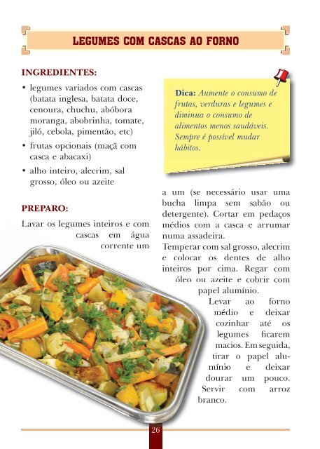 Cartilha Dicas e Receitas.indd - Prefeitura Municipal de Belo ...