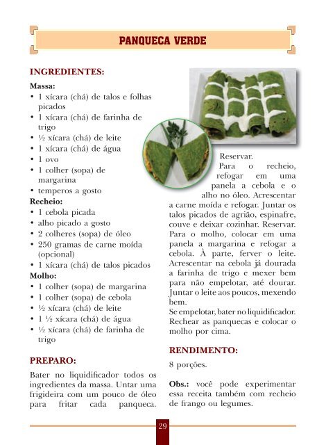 Cartilha Dicas e Receitas.indd - Prefeitura Municipal de Belo ...