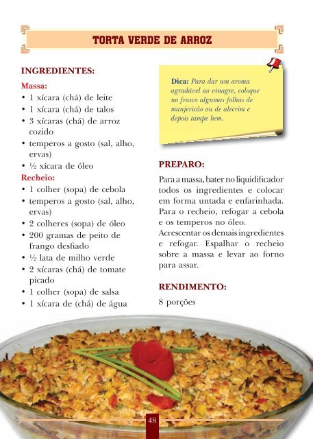 Cartilha Dicas e Receitas.indd - Prefeitura Municipal de Belo ...