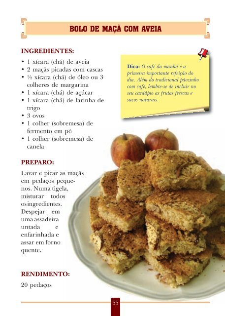 Cartilha Dicas e Receitas.indd - Prefeitura Municipal de Belo ...