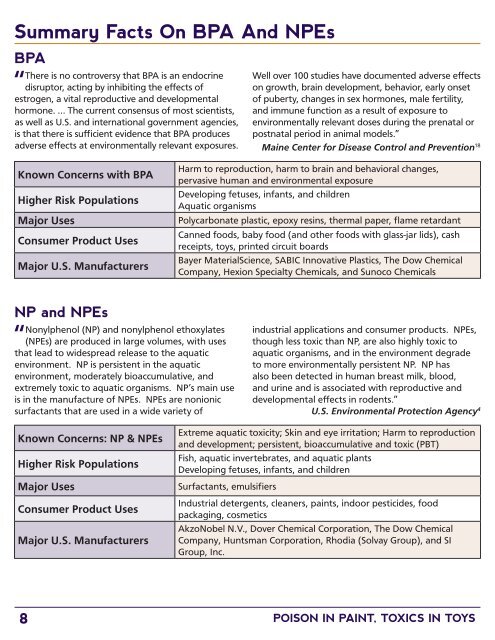 POISON IN PAINT, TOXICS IN TOYS - HealthyStuff.org