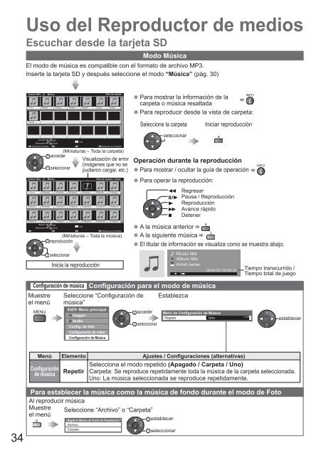 MANUAL DE USUARIO TC-P50X20P (SPANISH) - Soporte