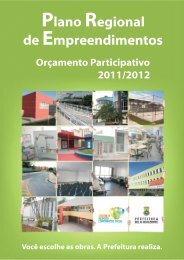 Empreendimentos aprovados OP 2011/2012 - Prefeitura Municipal ...