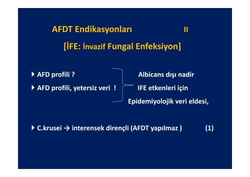 antifungal duyarlılık testi ne zaman ve nasıl yapılmalı