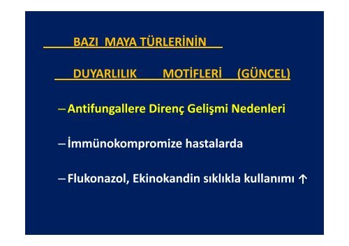 antifungal duyarlılık testi ne zaman ve nasıl yapılmalı