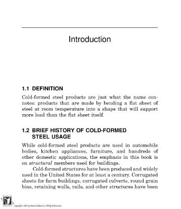 Cold-Formed Steel Structures to the AISI Specification