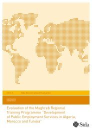 Evaluation of the Maghreb Regional Training Programme - Indevelop