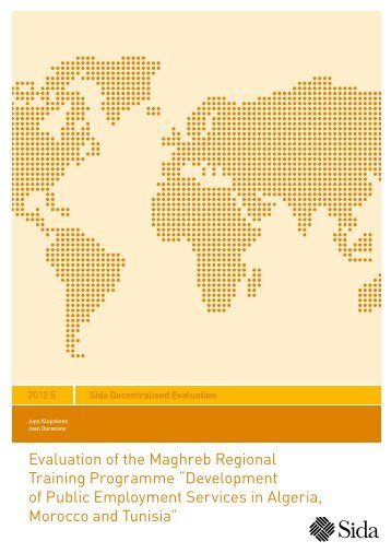 Evaluation of the Maghreb Regional Training Programme - Indevelop