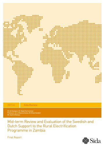 Mid-term Review and Evaluation of the Swedish and Dutch ... - Sida