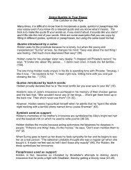The Catcher in the Rye A Unit Plan edoqs The Catcher in the Rye A Unit Plan edoqs