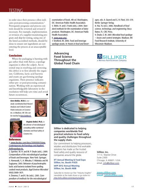 Food Safety Magazine, June/July 2012