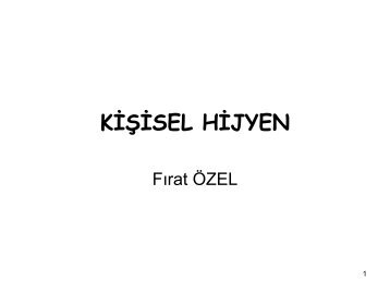 02. Kisisel Hijyen