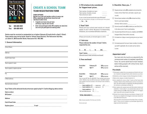 CREATE A School TEAM