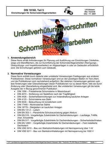 UVV - DIN 18160 Teil 5 - energieberatung-lippe.de